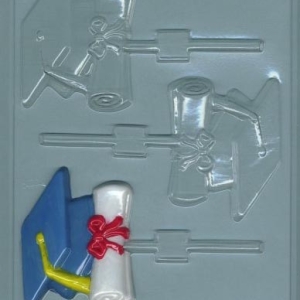 Cap & Diploma Sucker Mold 3 cavity Each