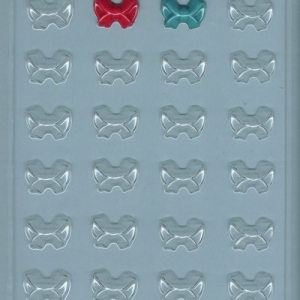 Bow Candy Mold 24 cavity Each