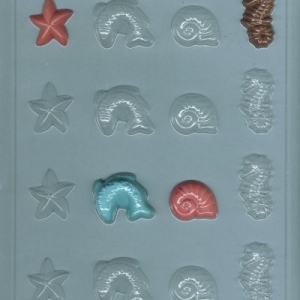 Sea Assortment Mold 16 cavity Each