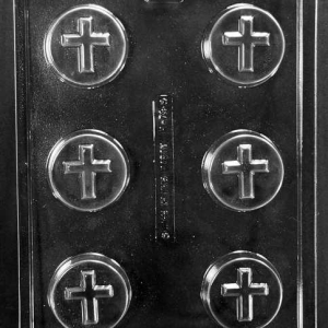 Cross Cookie Mold 6 cavity Each 2 oz