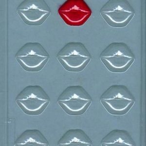 Bite Size Kissing Lips Mold 12 cavity Each
