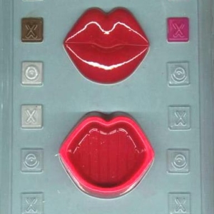 Lips Pour Box with X-O’s Mold 15 cavity Each