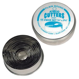 Round Cutter 1″-4″ 11 piece Set