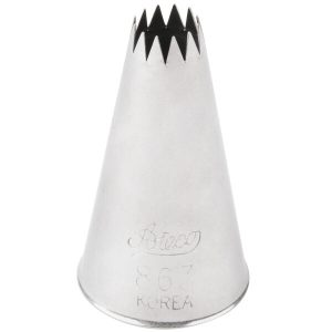 #3B=863K French Star Pastry Tube Each