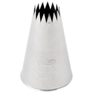 #6B=866K French Star Pastry Tube Each