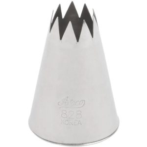 #8S=828K Open Star Pastry Tube Each