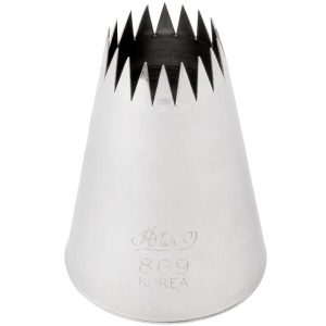 #9B=869K French Star Pastry Tube Each