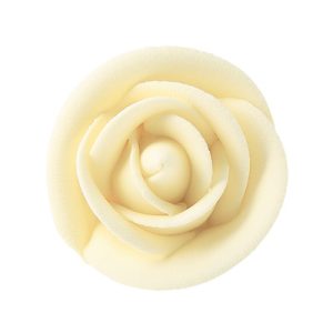Yellow Icing Roses Small 1″ Each