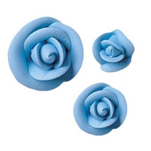 Large Party Blue Rose 1 3/4″ Each