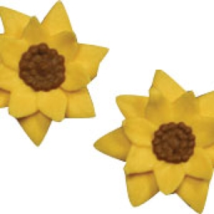 Sunflower Mini Royal Icing 12 count