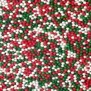 Jingle Mix Red, White & Green Nonpareils 8 oz