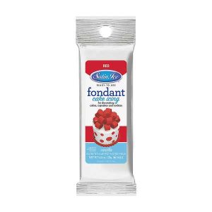 Red Satin Ice Fondant 4 oz