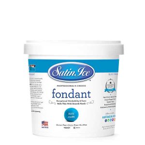 Blue Satin Ice Fondant 2 lb