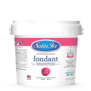 Pink Satin Ice Fondant 5 lb