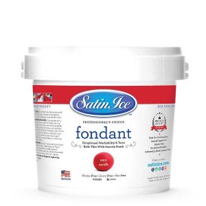Red Satin Ice Fondant 5 lb