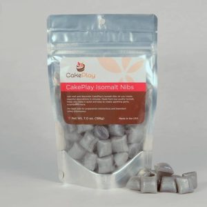 Isomalt Nibs Silver 7 oz