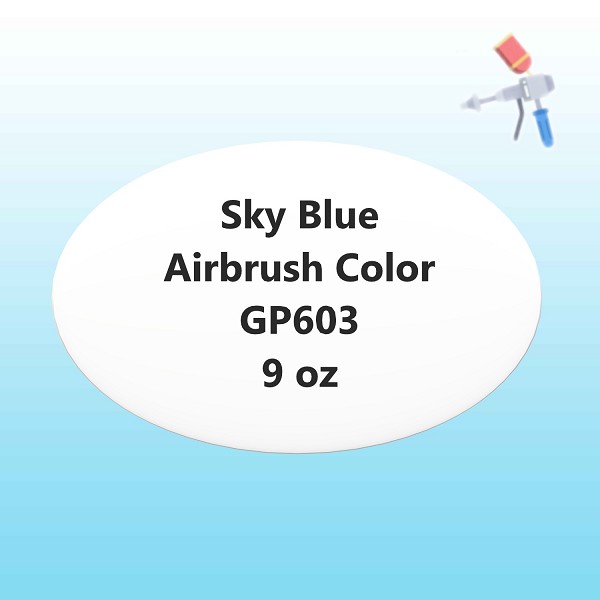 Sky Blue 9 oz (255g) Amerimist Airbrush Color Each