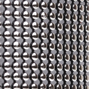 Glam Ribbon Super Silver Mini Dots Each