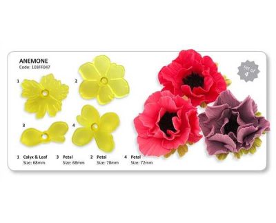 Anemone Cutter Set of 4