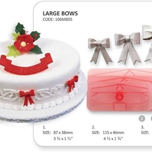 Bow Cutters Large 3.5″ to 5.25″ 3 count