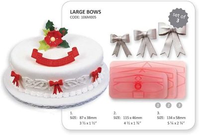 Bow Cutters Large 3.5" to 5.25" 3 count