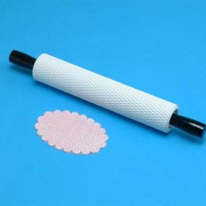 Basketweave Rolling Pin Fine 10″ x 2″