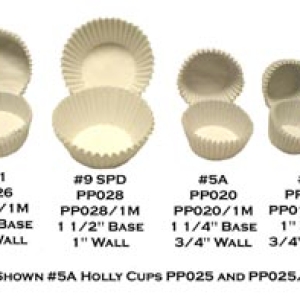#5A White Candy Cups approx 1000 Count