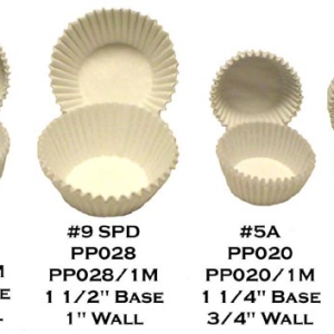 #9SPD White Candy Cups approx 100 Count