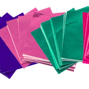 Foil Wrappers Lt.Blue 3″x 3″ approx 500 Count