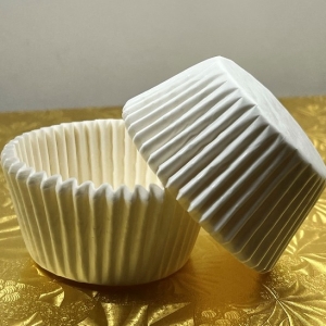 White Baking Cup 2″ Base x 1 1/4″ Wall approx 500