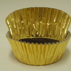 Gold Foil Cups 1 7/8″ Base x 1 3/8″ Wall approx 500