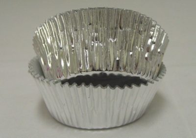 Silver Foil Cup 2" Base approx 500