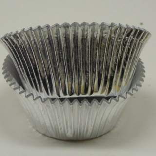 Jumbo Silver Foil Cups 2 1/2" Base  x 1 7/8" Wall approx 500