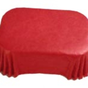 Petite Loaf Liners Red approx 100
