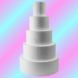7″ x 3″ Round Styrofoam Dummy Each