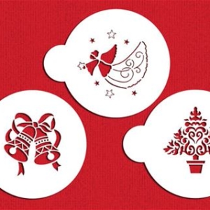 Stencil Christmas Stencil Cookie