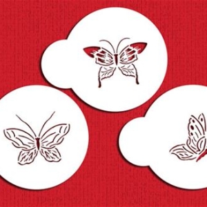 Stencil Small Butterfly 3 count