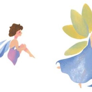 Stencil Small Fairies 2 count