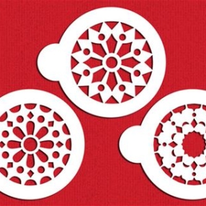 Stencil Kalidescope Patterns 3 count