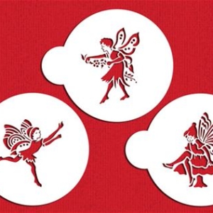 Stencil Winterhur Fairies Cookie 3
