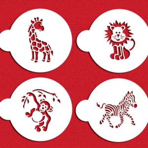 Stencil Jungle Animals Cookie Set