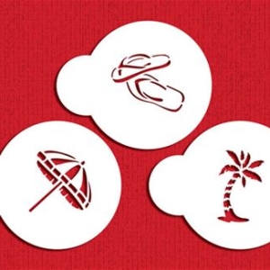 Stencil Mini Beach Set 3 count