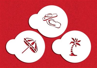 Stencil Mini Beach Set 3 count