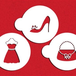 Stencil Fashionista Cookie 3 count