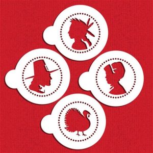 Stencil Thanksgiving Silhouettes