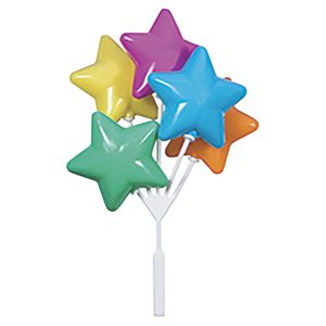 Balloon Cluster Star Bright 5″ 3 count