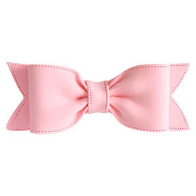 Bow with Tail Pink 3" Each