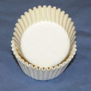 Baking Cup White 2″ B x 1 3/4″W  Approx 100
