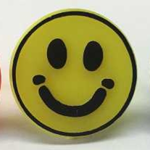 Happy Face Ring 1 1/4″ 12 count