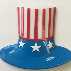 Uncle Sam plaque 3 1/4″ x 3″ Each